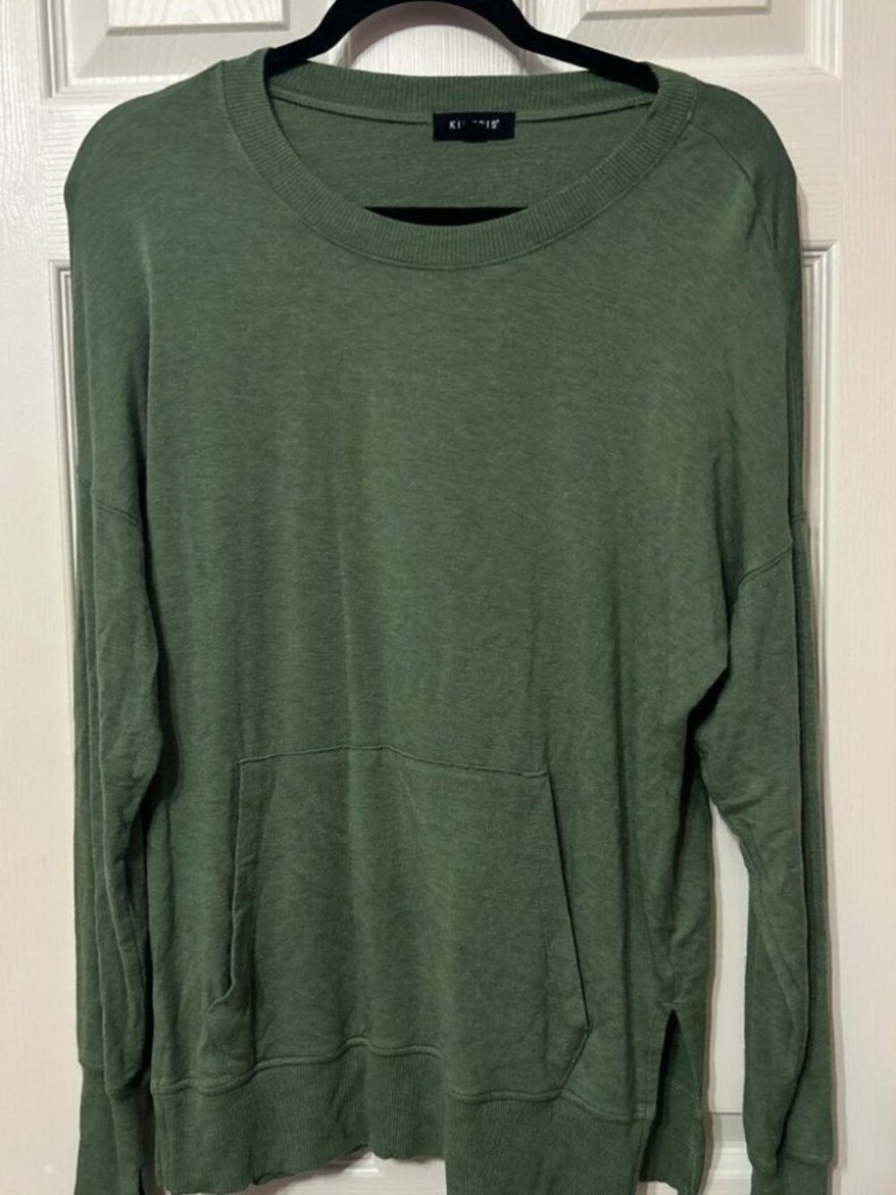 Kinesis athleisure long sleeve light green workout top
